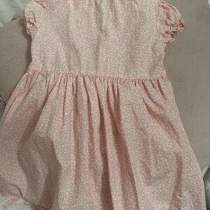 Charming Pink Floral Kids Dress